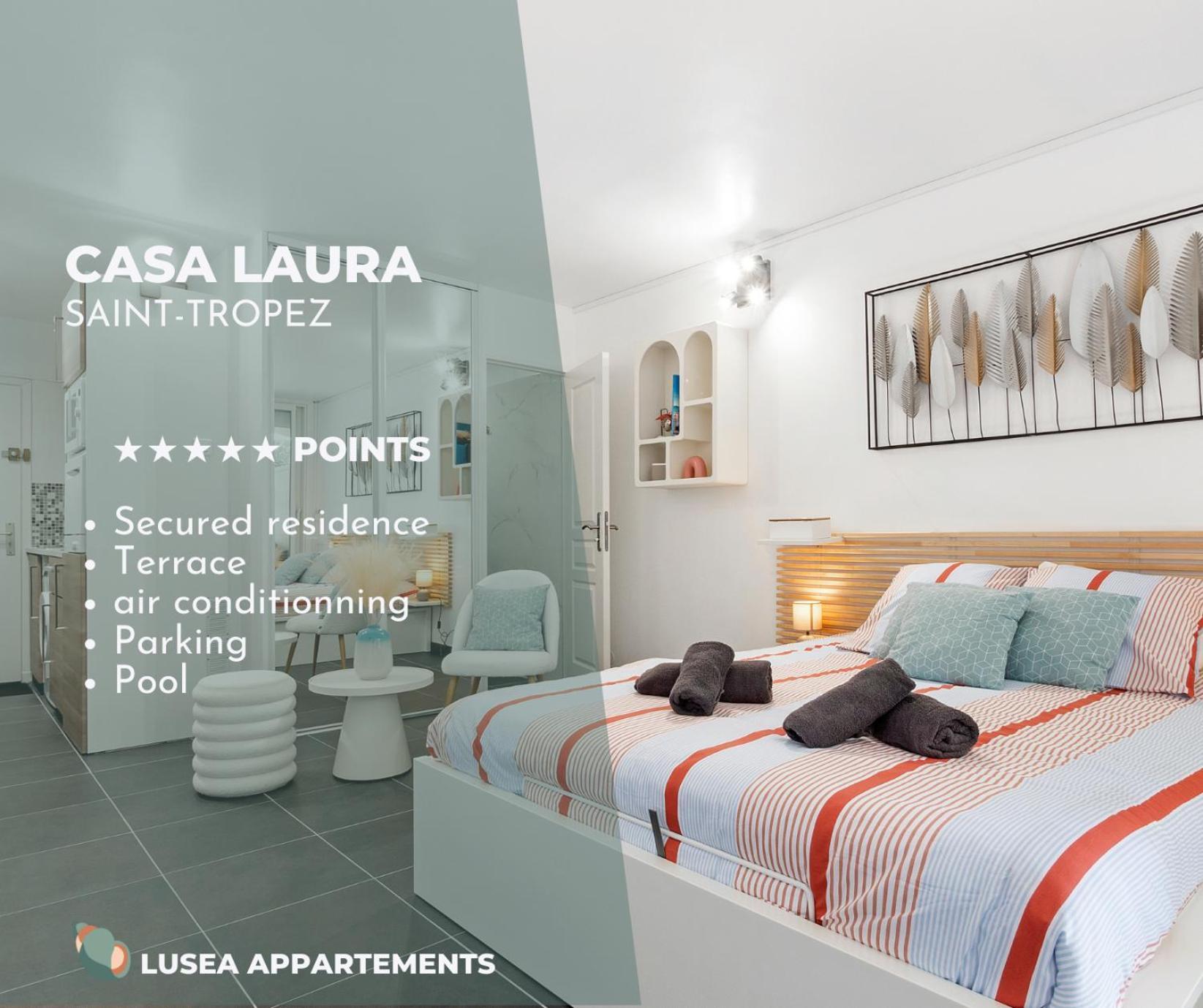 Апартаменти Casa Laura -Parking - Pool Сен-Тропе Екстер'єр фото